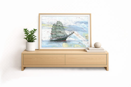 Alexander von Humboldt III – Kunstdruck von Gero Klemke