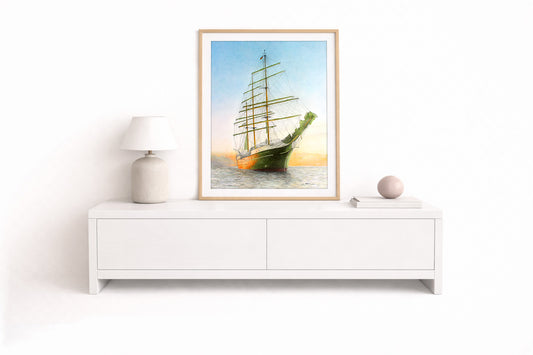 Alexander von Humboldt II – Kunstdruck von Gero Klemke