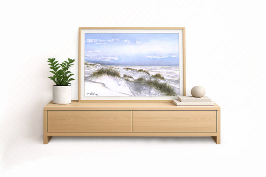 Amrum – Dünenkamm – Kunstdruck von Gero Klemke