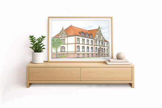 Amtsgericht Cuxhaven – Kunstdruck von Gero Klemke