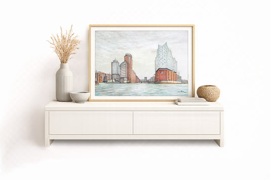 Elbphilharmonie Hamburg – Kunstdruck von Gero Klemke