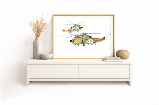 Farewell Sea King II – Kunstdruck von Gero Klemke