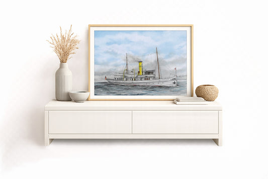 Schaarhörn Hamburg – Kunstdruck von Gero Klemke