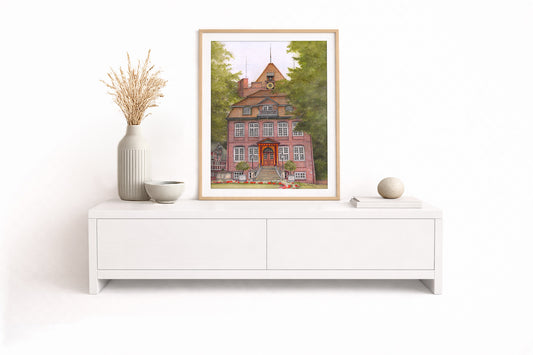 Schloß Ritzebüttel Cuxhaven – Kunstdruck von Gero Klemke