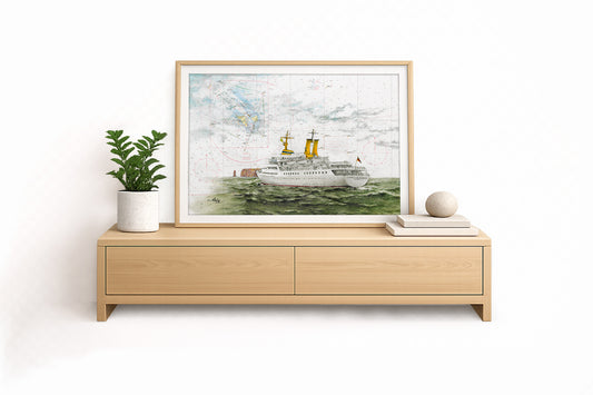Wappen von Hamburg – Kunstdruck von Gero Klemke