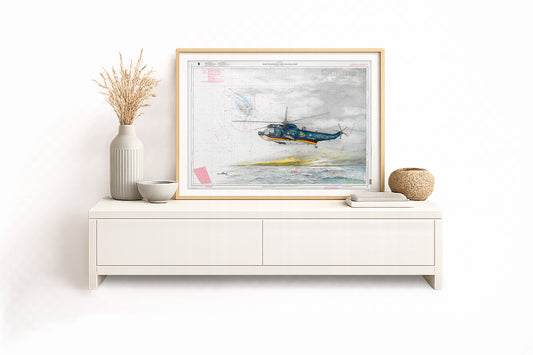 100 Jahre Marineflieger – Kunstdruck von Gero Klemke