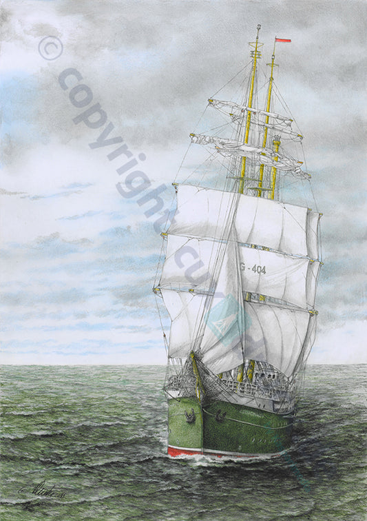 Alexander von Humboldt – Kunstdruck von Gero Klemke