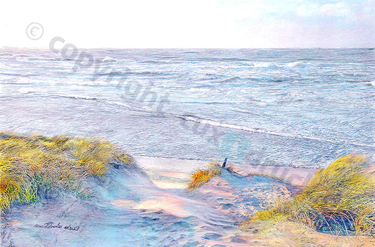 Amrum – Düne, Strand und Meer – Kunstdruck von Gero Klemke