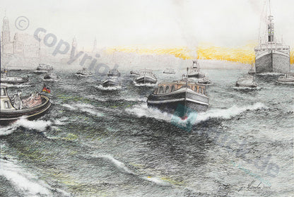 Barkassenregatta Hamburg 1936