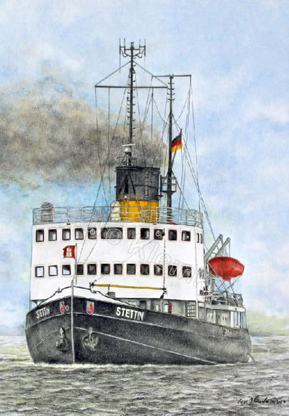 Dampfeisbrecher „STETTIN“ Hamburg