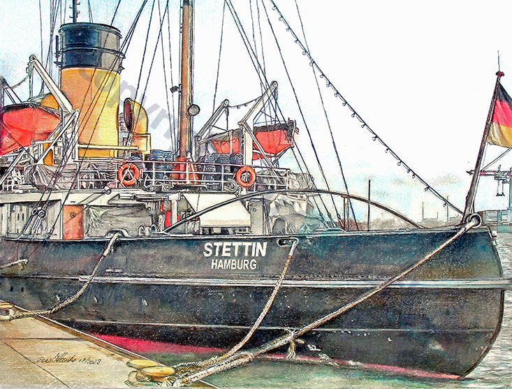 Dampfeisbrecher Stettin Hamburg II