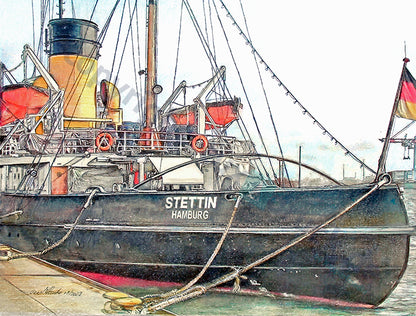 Dampfeisbrecher Stettin Hamburg II