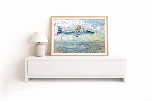 Dornier Do 228 – Kunstdruck von Gero Klemke