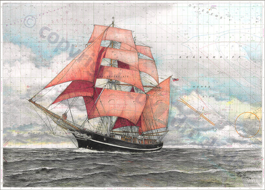 Eye of the Wind (quer) – Kunstdruck von Gero Klemke