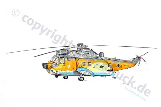 Farewell Sea King – Kunstdruck von Gero Klemke