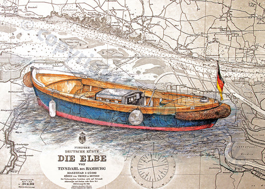 Festmacher – Kunstdruck von Gero Klemke