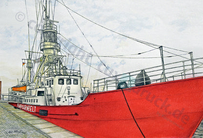 Feuerschiff Fehmarnbelt am Pier