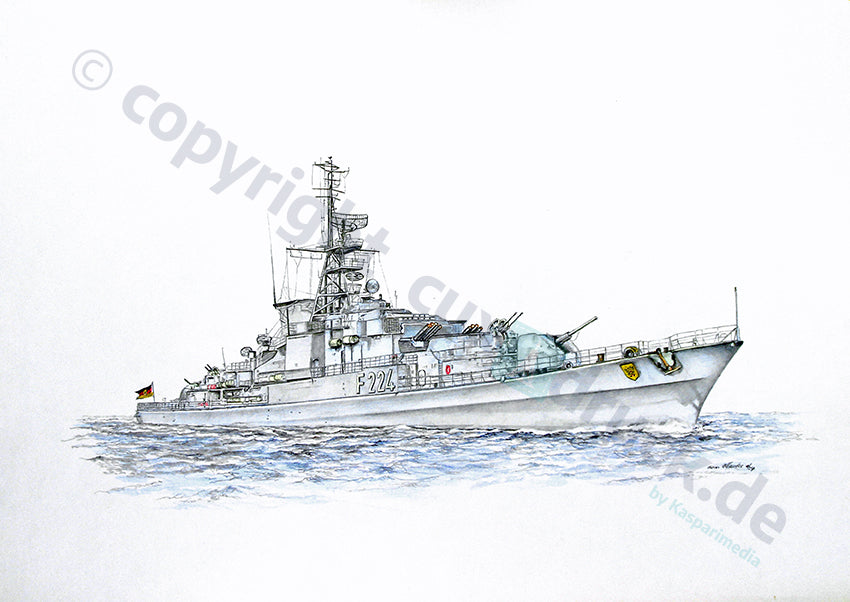 F 224 Fregatte Lübeck