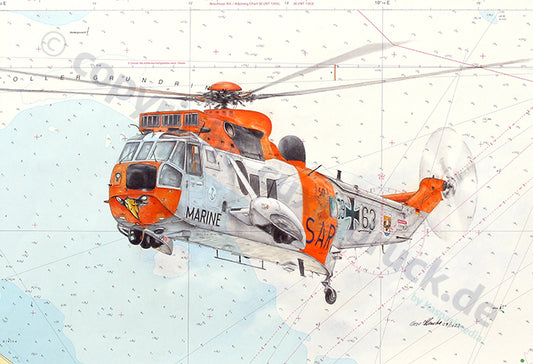 50 Jahre Sea King MFG 5 – Kunstdruck von Gero Klemke