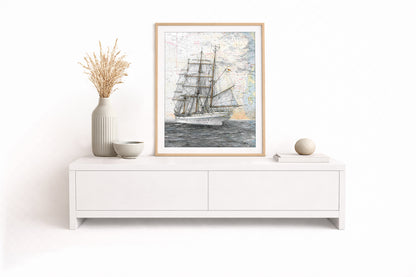 Gorch Fock achtern