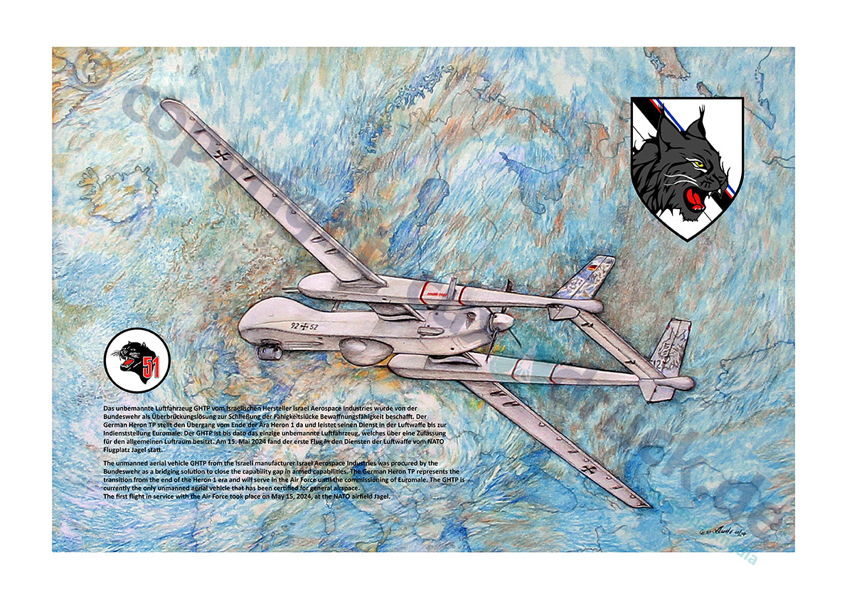 Heron I – Aufklärungsdrohne mit Einheitsbezug