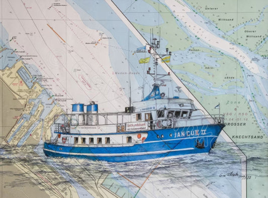 Jan Cuxhaven – Kunstdruck von Gero Klemke