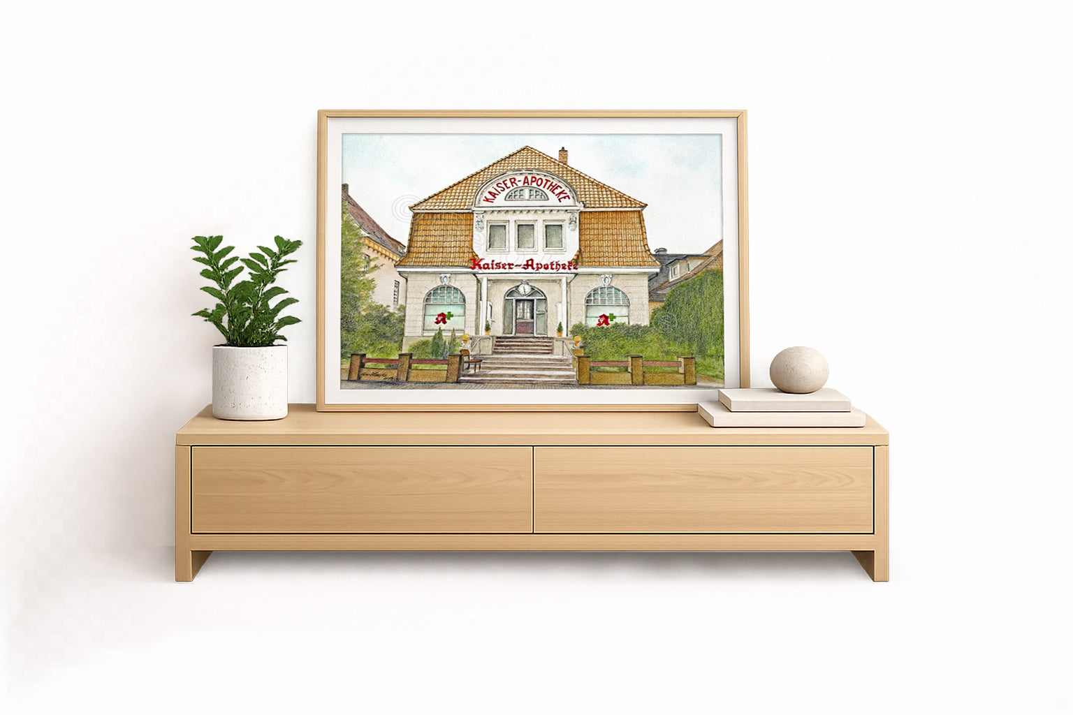 Kaiser-Apotheke Cuxhaven Kunstdruck