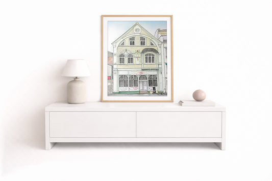 Kneipe Alte Liebe Cuxhaven – Kunstdruck von Gero Klemke
