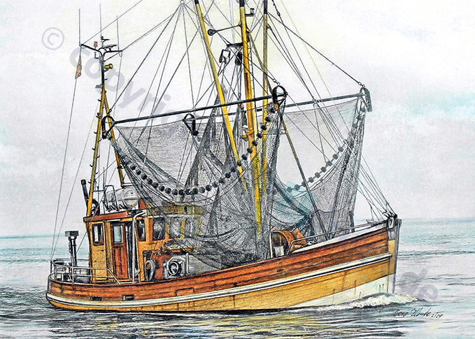 Krabbenkutter auf Nordsee