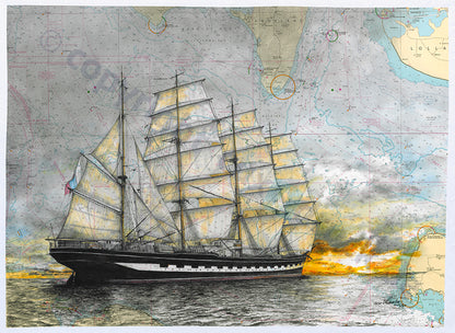 Krusenstern Sonnenuntergang