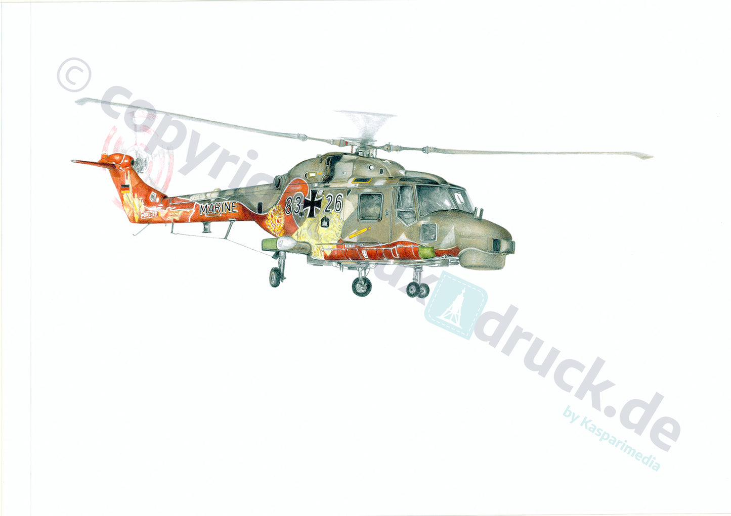 Lynx Helikopter 40 Jahre