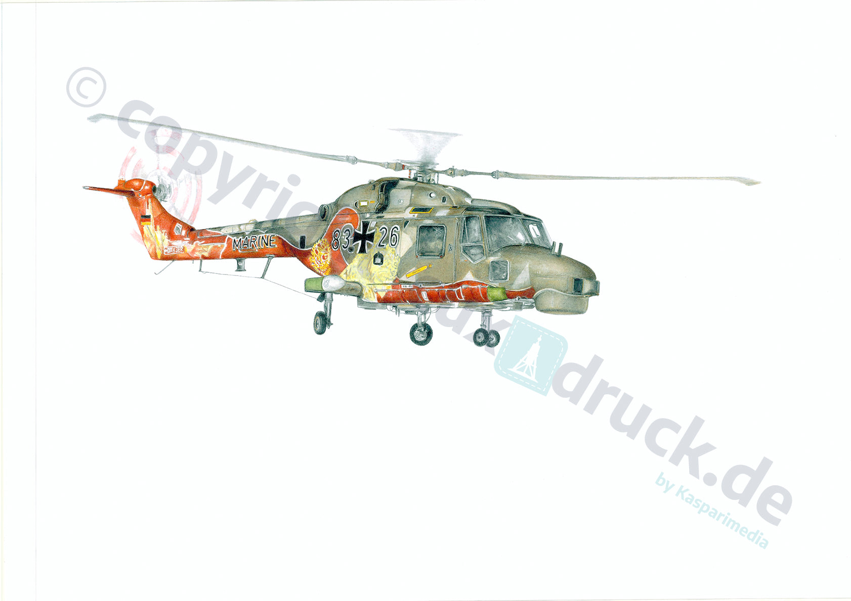 Lynx Helikopter 40 Jahre