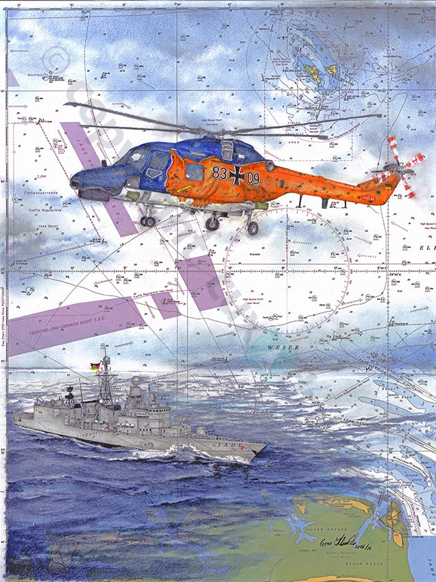 Lynx Helikopter & Fregatte