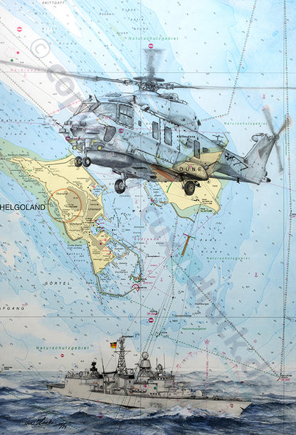 NH90 über Fregatte F208