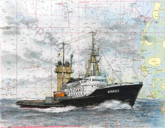 Oceanic – Kunstdruck von Gero Klemke