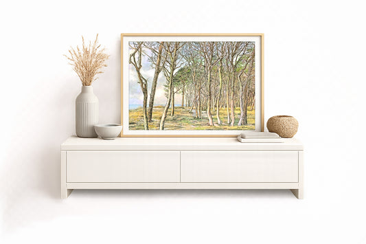 Ostseeküste – Kunstdruck von Gero Klemke