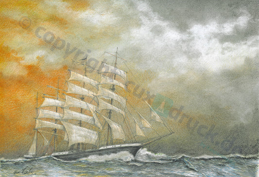 Passat – Kunstdruck von Gero Klemke