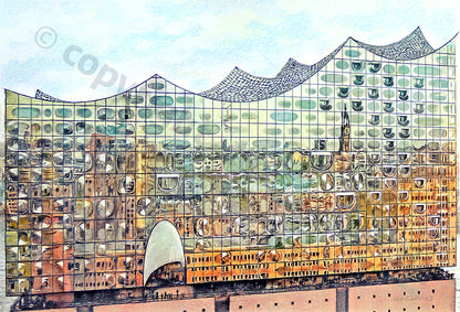 Reflektionen Elbphilharmonie Hamburg