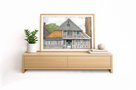 Ringelnatzmuseum Cuxhaven – Kunstdruck von Gero Klemke