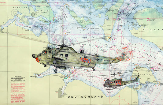 SAR King & Bell – Kunstdruck von Gero Klemke