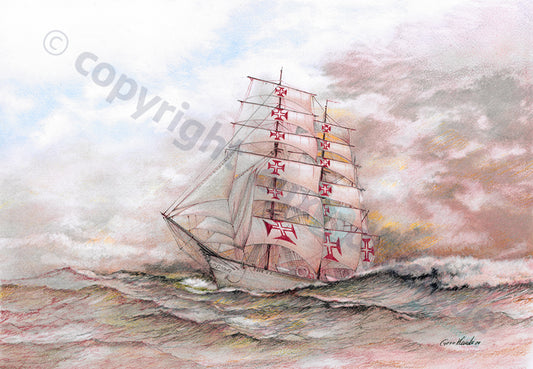 Sarcres – Kunstdruck von Gero Klemke