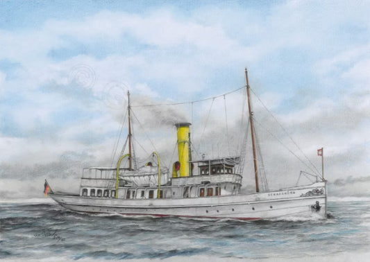 Schaarhörn Hamburg – Kunstdruck von Gero Klemke