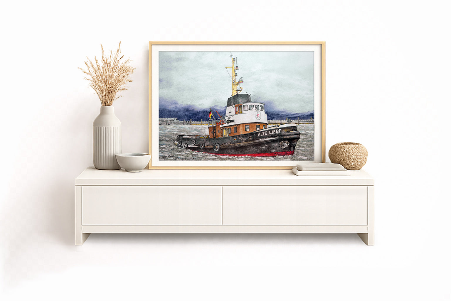 Schlepper Alte Liebe im Hafen