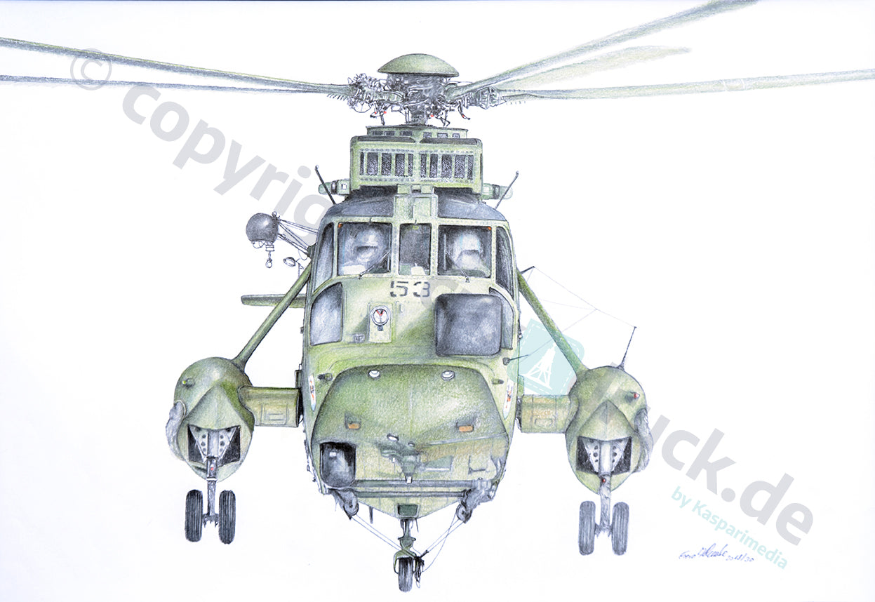 Sea King im Anflug