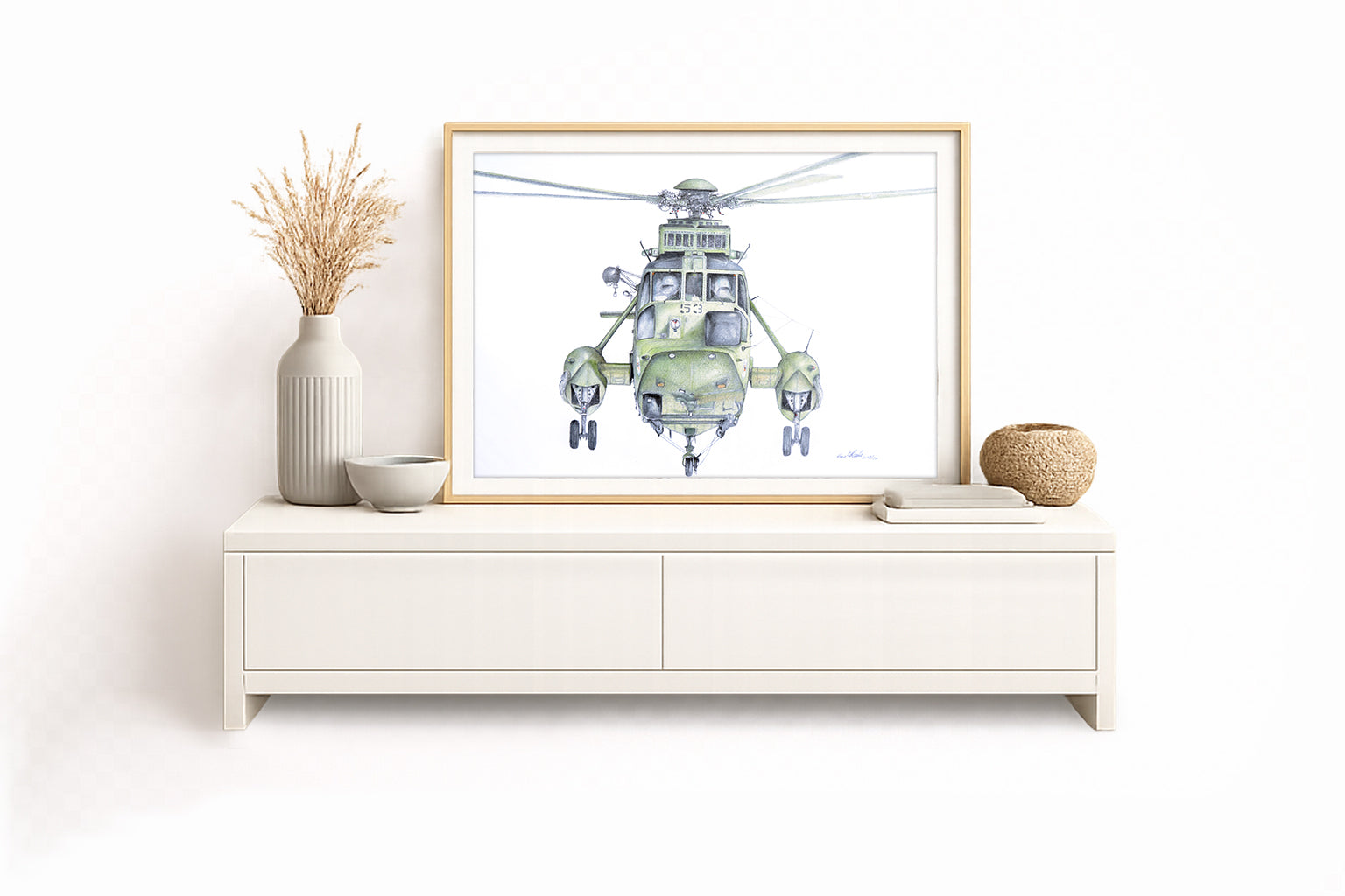 Sea King im Anflug