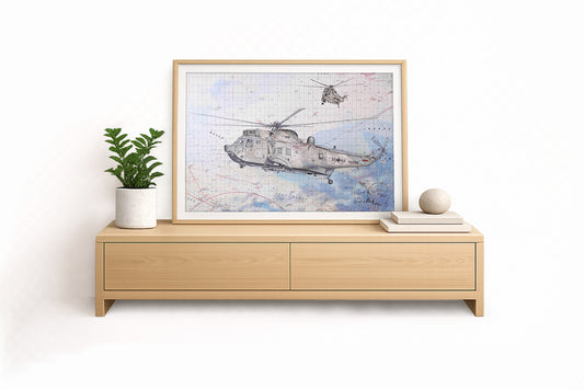 Sea King ESG – Kunstdruck von Gero Klemke