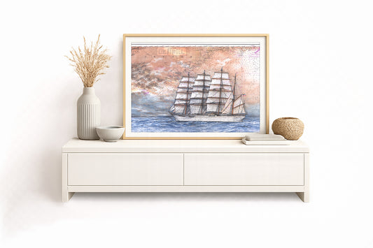 Sedov – Kunstdruck von Gero Klemke