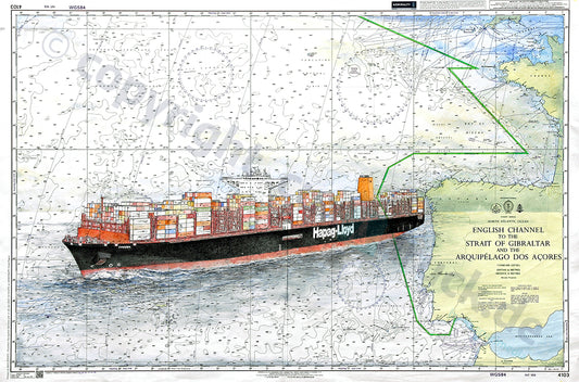 TIHAMA - Hapag-Lloyd – Kunstdruck von Gero Klemke