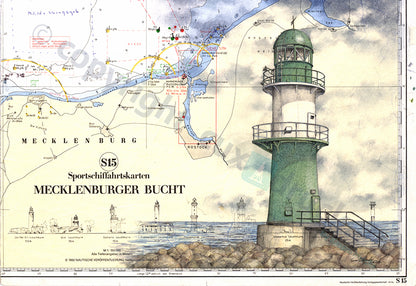 Leuchtturm Warnemünde Steuerbord